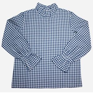 Elizabeth Wilson Design Sarah Louise top blue gingham sz medium spring ready